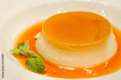 Photo: custard pudding custard pudding
