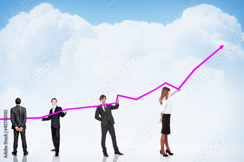 Photo: Business Growth And Success Graph Business Growth And Success Graph
