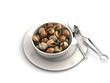 Foto: bourguignonne snail au gratin on dish bourguignonne snail au gratin on dish