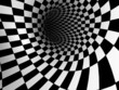 Illustration: Checkered texture 3d background Checkered texture 3d background