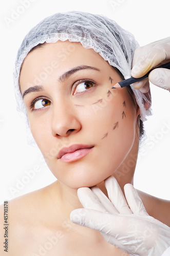 Photo: Woman under the plastic surgery Woman under the plastic surgery