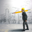 Draft of an architect