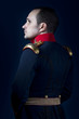 man wearing military jacket 19th century Spanish army, call of d