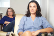 woman at psychotherapy