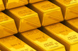 Stacked golden bars