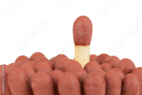 Photo: Group of matches, isolated Group of matches, isolated