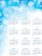 Abstract bubble 2013 calendar
