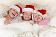 Christmas fun in bed