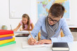 Photo: Teenage students in class Teenage students in class