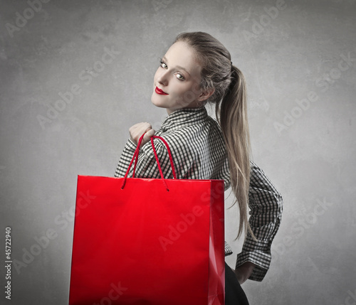 Photo: Red Shopping Red Shopping