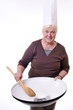 Seniorin mit Beauty Dish