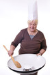 Seniorin mit Beauty Dish