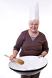 Seniorin mit Beauty Dish
