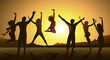 Vector: Friends having fun Friends having fun