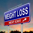 Weight loss concept.