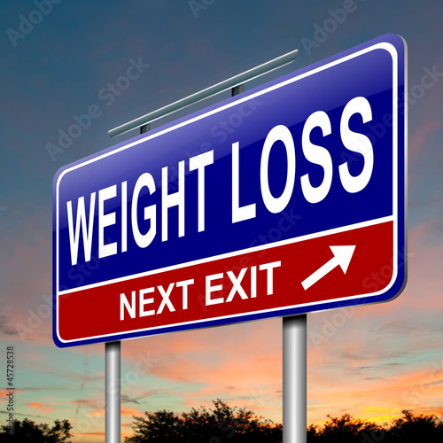 Illustration: Weight loss concept. Weight loss concept.