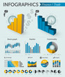 Vector: Finance / Trade infographics - charts, graphs, icons Finance / Trade infographics - charts, graphs, icons