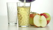 Apfelwein und Äpfel