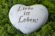 stein mit aufschrift
