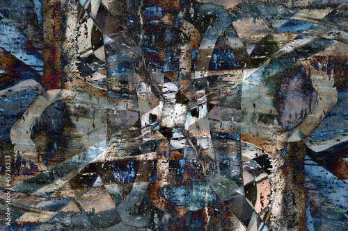 Photo: Close up grunge graffiti background Close up grunge graffiti background