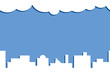 Cityscape. Horizontal seamless background