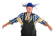 Human scarecrow