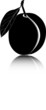 Black and white plum
