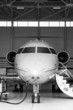 Photo: Private Jet in hangar Private Jet in hangar