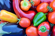 Photo: Group of vegetables closeup view Group of vegetables closeup view