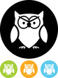 Vector icon isolated on white - Owl