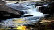 cascade waterfall with fall colors