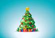 Vektor: Christmas tree Christmas tree