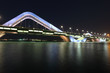 Sheikh Zayed Bridge at night, Abu Dhabi