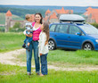 Happy travelers