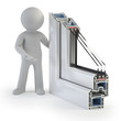 3d small people - Plastic Window profile