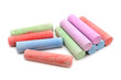 chalk isolated on white background
