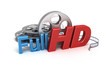 Full HD Video. Concept icon