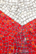 Mosaik rot weiß