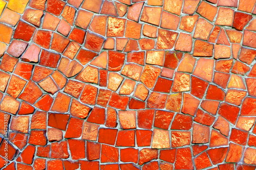 Photo: Mosaik rot orange Mosaik rot orange