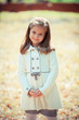 Portrait of a beautiful liitle girl close-up