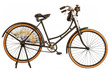 Vintage early twentieth century bicycle isolated on white