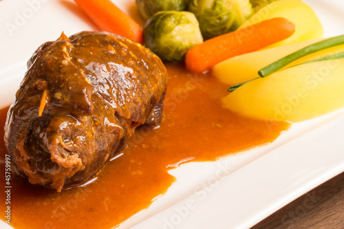 Photo: geschmorte Rinder-Roulade geschmorte Rinder-Roulade