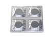 Blister pack containing medical pills isolated ( clipping path)