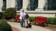 Nurse Pushing Wheelchair