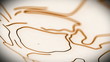 Human Skull structure animation illustration Shallow Depth of Fi
