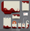 Stationery design set