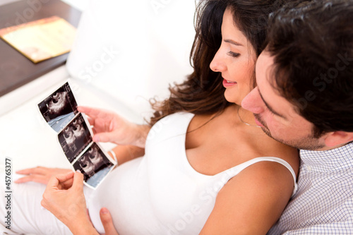 Romantic Pregnant Couple