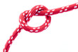 Photo: rope knot isolated on white rope knot isolated on white
