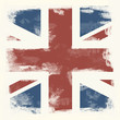Illustration: Grunge-Flagge Großbritannien Grunge-Flagge Großbritannien