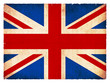 Illustration: Grunge-Flagge Großbritannien Grunge-Flagge Großbritannien